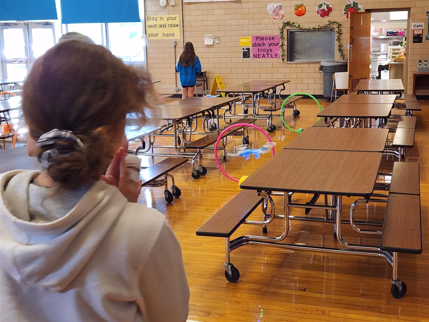  The Fenner STEM class trying out their flying drones