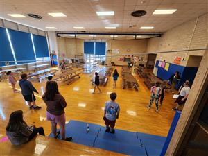Fenner STEM class flying drones