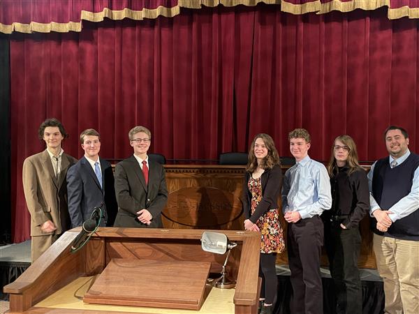 Falconer Mock Trial Team photo