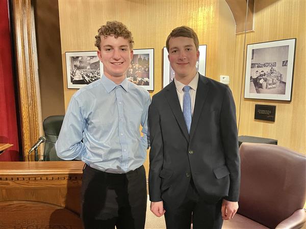 Members of the Mock Trial Team
